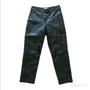 Vintage Genuine Black Leather Pants